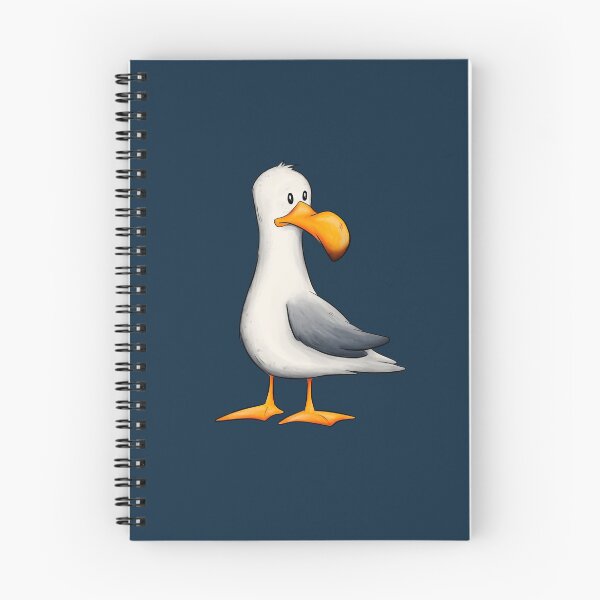 Item preview, Funny Cartoon Seagull Cute Water-Bird Illustration designed and sold by Skizzenmonster.