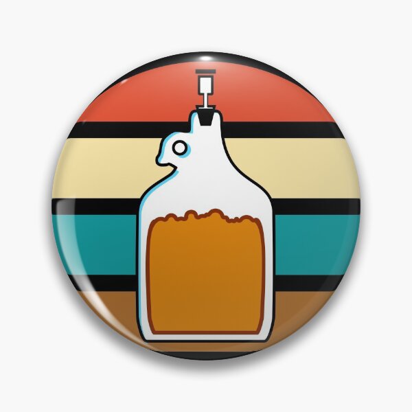 Item preview, Glass Carboy Homebrewing with Outrun Background designed and sold by BRU Design.