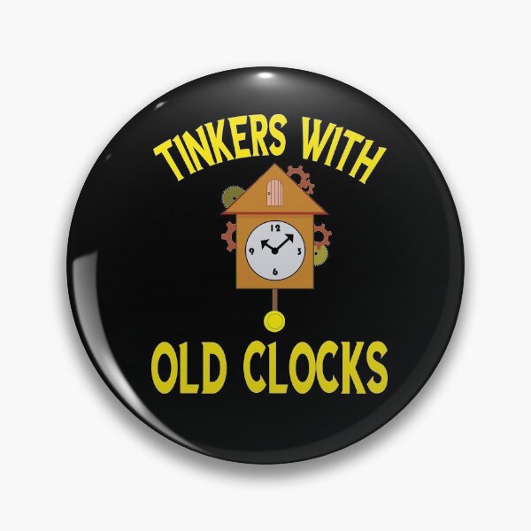 Aperçu de l'œuvre Tinkers with Old Clocks - Ensemble de graphiques et d'autocollants Tinkers with Old Clocks créée et vendue par WilsonCreekArts.