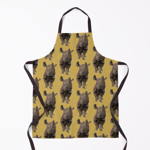Item preview, R is for Rhino ,Rhino – Powerful African and Asian Wildlife Illustration designed and sold by PrettylittlepastelUk.