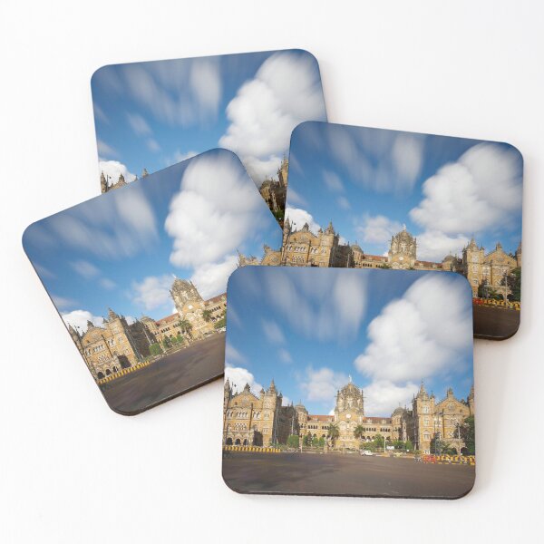 Item preview, Victoria Terminus now CSMT (VT) station with moving clouds, modern art, wall art, print, personalised gifts, custom printed gifts designed and sold by CameraDesign.