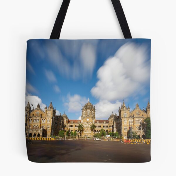 Item preview, Victoria Terminus now CSMT (VT) station with moving clouds, modern art, wall art, print, personalised gifts, custom printed gifts designed and sold by CameraDesign.