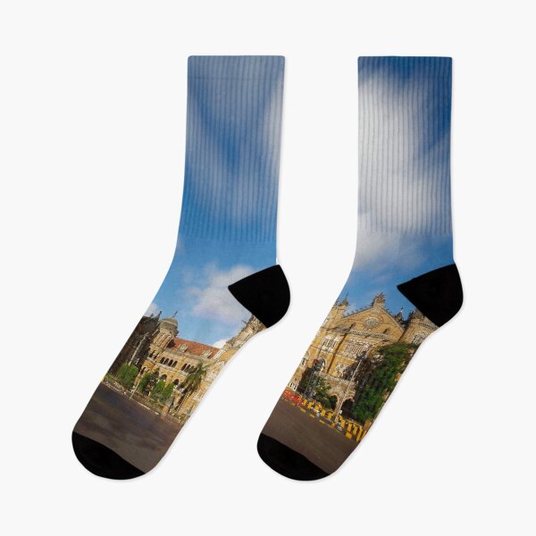 Item preview, Victoria Terminus now CSMT (VT) station with moving clouds, modern art, wall art, print, personalised gifts, custom printed gifts designed and sold by CameraDesign.
