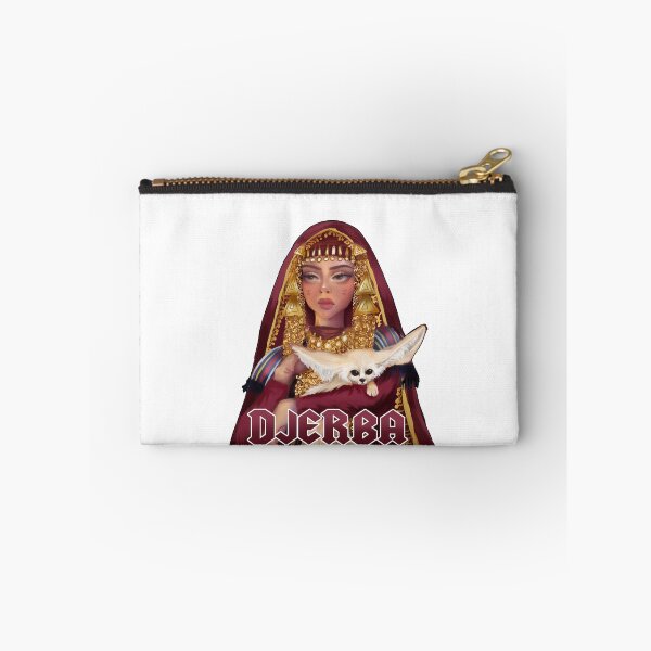 Item preview, Tunisian bride with Fennec fox and Djerba lettering designed and sold by artbychanti.