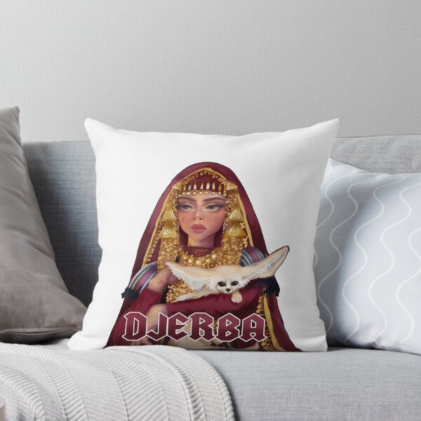 Item preview, Tunisian bride with Fennec fox and Djerba lettering designed and sold by artbychanti.