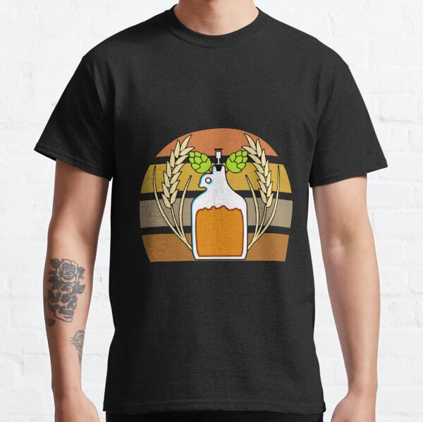 Home Brewer T-Shirt, Carboy Homebrew Tee, Vintage Craft Brew