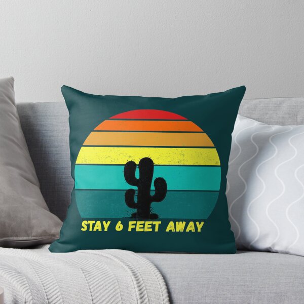 Item preview, Cactus retro se mantiene a 6 pies de distancia designed and sold by odrito.