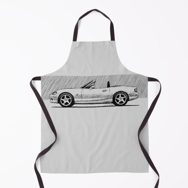 Item preview, My drawing of the Japanese roadster car NB designed and sold by designjaag.