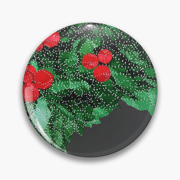Item preview, Holiday - Holly designed and sold by sisucatstudio.