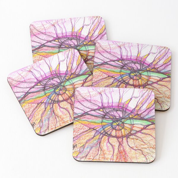 Item preview, Neuroart, Abstract colorful eye designed and sold by VikitaSolomakha.