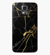 Black and Gold Marble Case/Skin for Samsung Galaxy