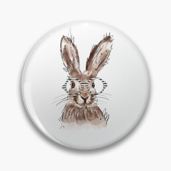 Item preview, Rabbit with glasses.Bunny with Glasses.Cute bunny rabbit designed and sold by hjstudioo.