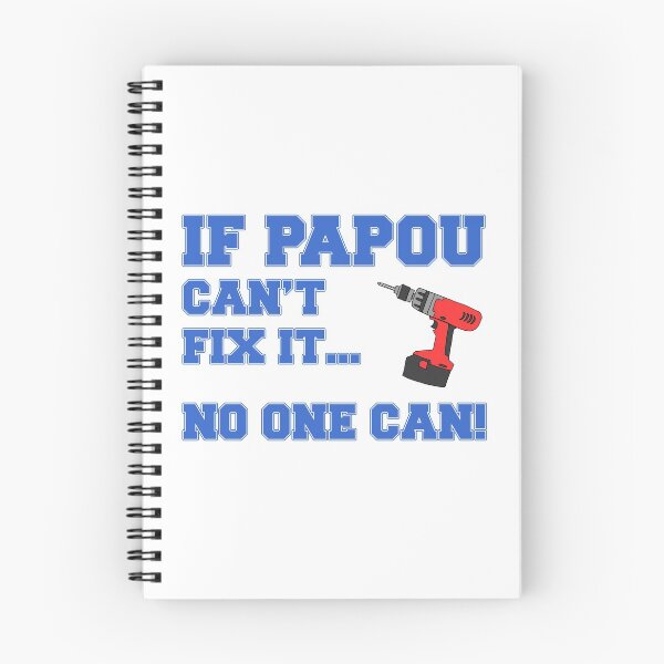 Item preview, Papou Can't Fix It No One Can Power Drill Greek Grandpa designed and sold by jaycartoonist.