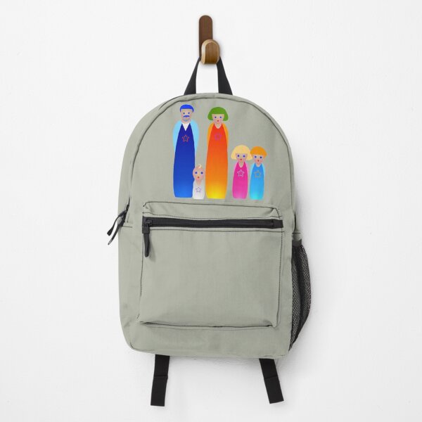 Peg dolls. Backpack