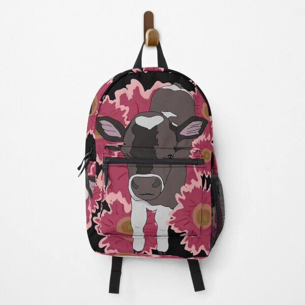 Item preview, Baby cow and Red flowers  designed and sold by Antiope33.