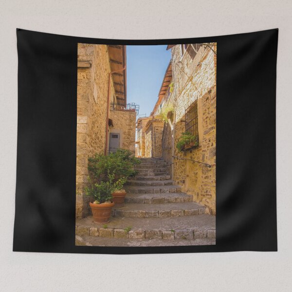 Item preview, Street in Montorsaio in Tuscany designed and sold by jojobob.