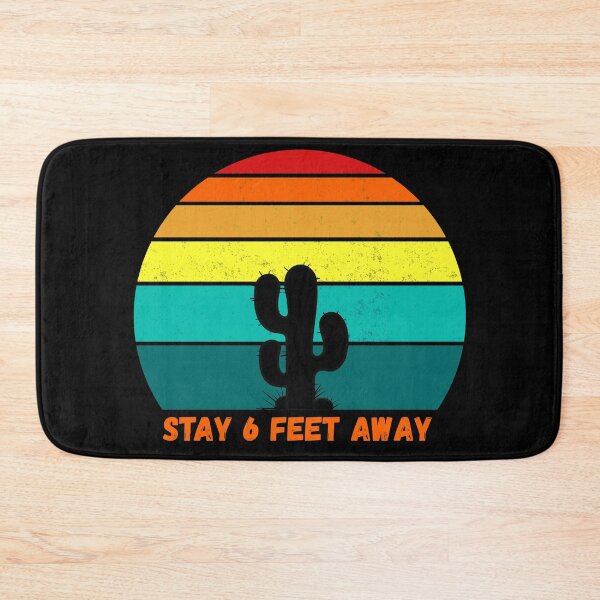 Item preview, Retro cactus stay 6 feet away designed and sold by odrito.