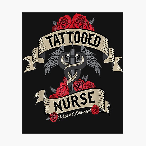 Láminas fotográficas: Enfermera Tatuajes | Redbubble