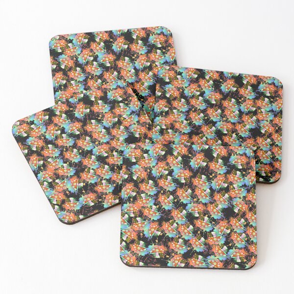 Item preview, cute colorful mushrooms designed and sold by AylasCreations.