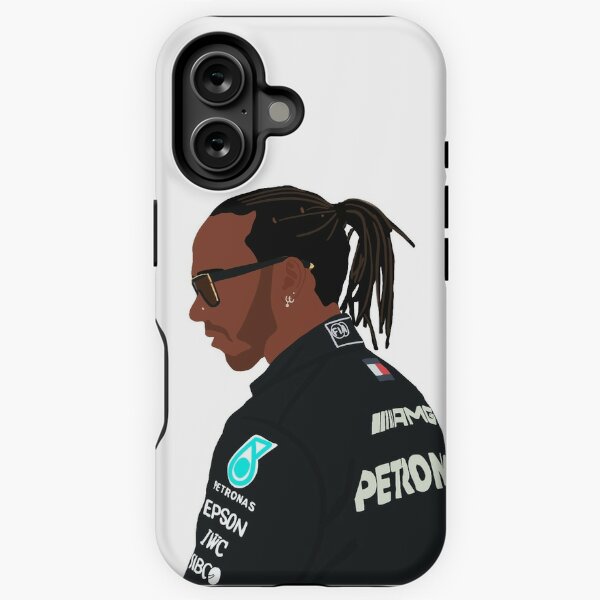 Vista previa del artículo con la obra «Lewis Hamilton para Mercedes en las pruebas de pretemporada de 2021 en Bahréin», diseñado y vendido por royaldutchness.