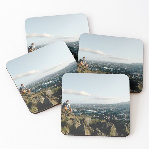 Item preview, Overlook Edinburgh city with beautiful sky and sunshine designed and sold by Chen-ChenLand.