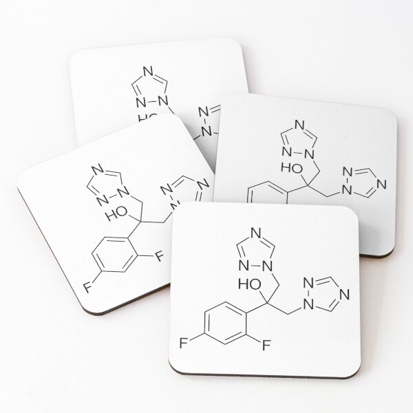 Item preview, Fluconazole Chemical Structure designed and sold by Artchitectrx.
