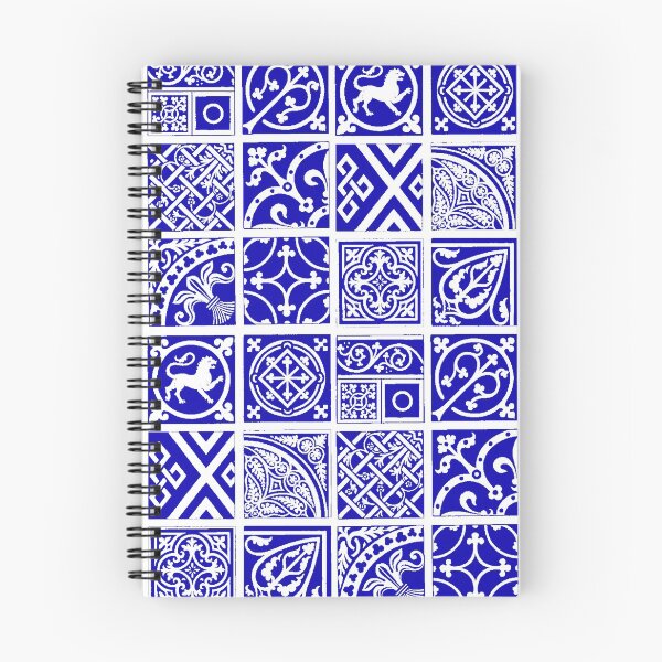 Item preview, Blue Medieval Tile Pattern designed and sold by softbluehum.