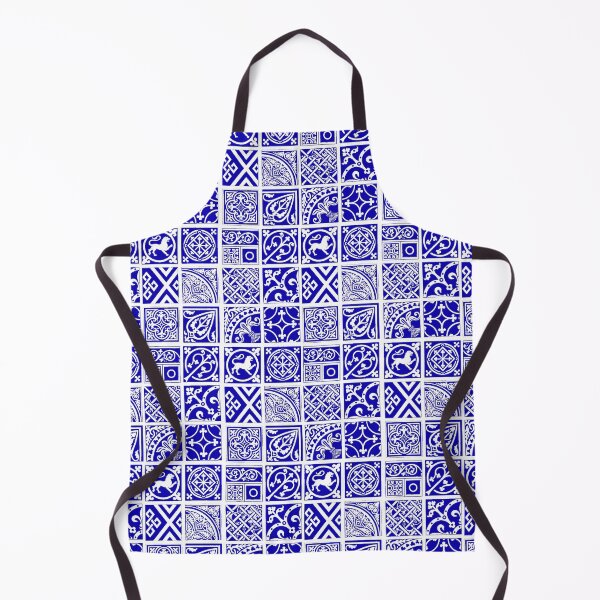 Item preview, Blue Medieval Tile Pattern designed and sold by softbluehum.