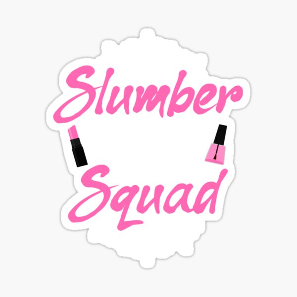 Pajama party for a fun girls night out Sticker