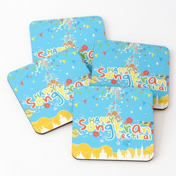 Item preview, Happy Songkran Thai festival Drawing Design designed and sold by Wisit Thongngam.