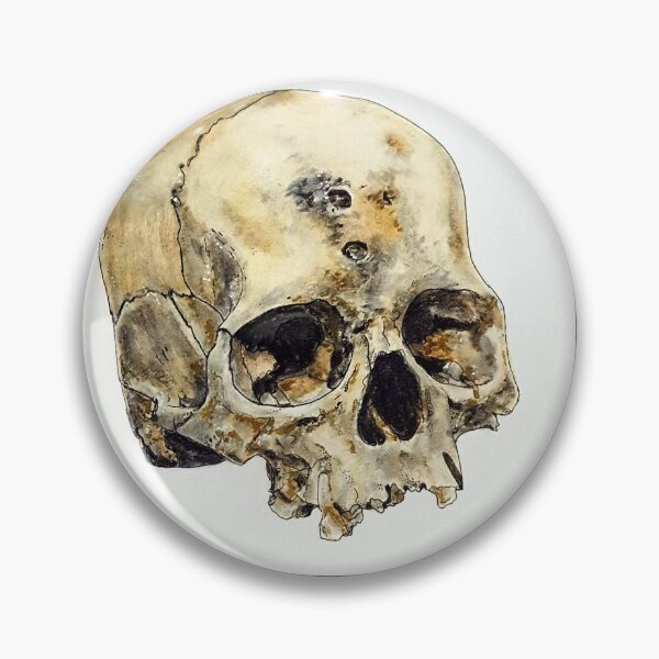 Item preview, Skull with bullet holes designed and sold by Manon Antoinette.