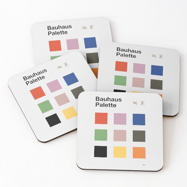 Item preview, bauhaus colour palette designed and sold by mildstorm.