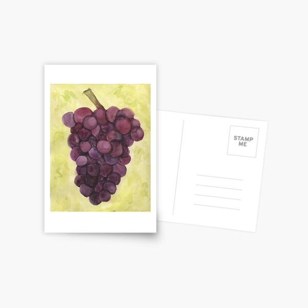 grapes Postcard