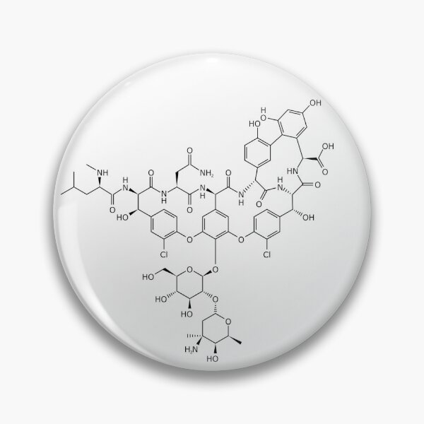 Item preview, Vancomycin Chemical Structure designed and sold by Artchitectrx.