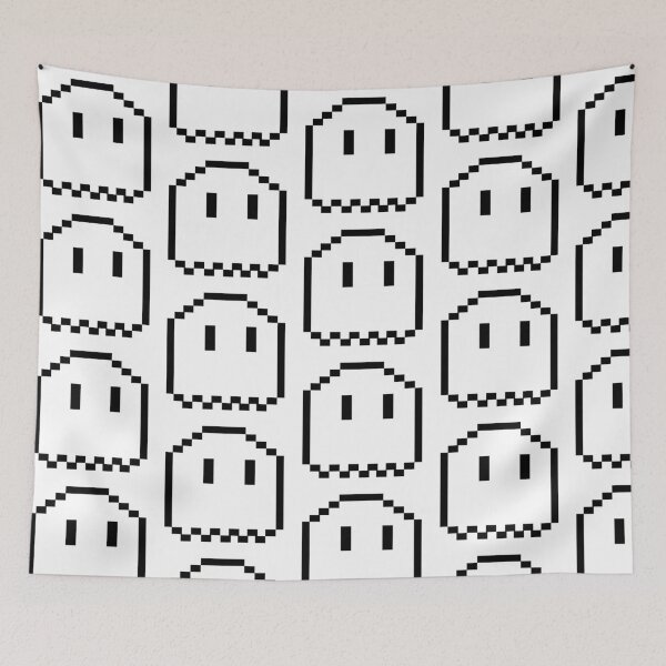 Item preview, 8-bit cute ghost designed and sold by kwixy.