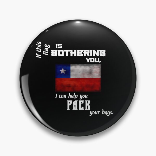 Item preview, Chilean flag - pack your bags designed and sold by 2Girls1Shirt.