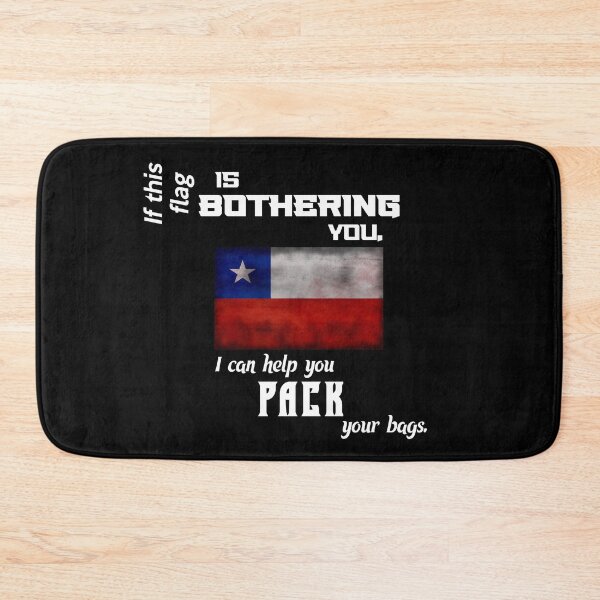 Item preview, Chilean flag - pack your bags designed and sold by 2Girls1Shirt.