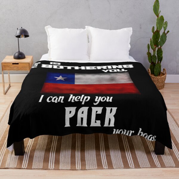 Item preview, Chilean flag - pack your bags designed and sold by 2Girls1Shirt.