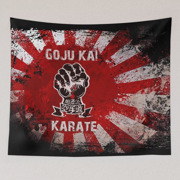Item preview, Goju Kai Emblem and Budo Flag - Karate Art, Martial Arts Design designed and sold by Zanshin-Art.