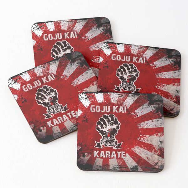 Item preview, Goju Kai Emblem and Budo Flag - Karate Art, Martial Arts Design designed and sold by Zanshin-Art.