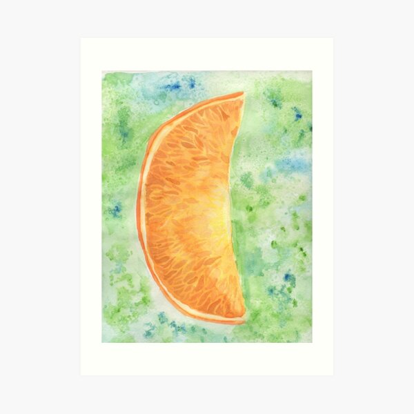 Orange slice Art Print