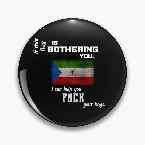 Item preview, Equatoguinean flag - pack your bags designed and sold by 2Girls1Shirt.