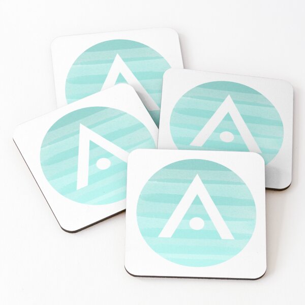 Item preview, Blue Stripe Ombré Aveda Logo designed and sold by Dalaura.