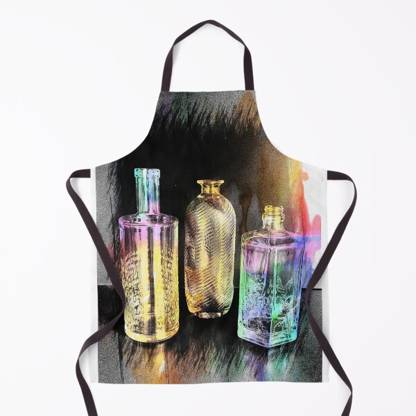 Item preview, Empty Gin Bottles Abstract designed and sold by Lynn Bolt.