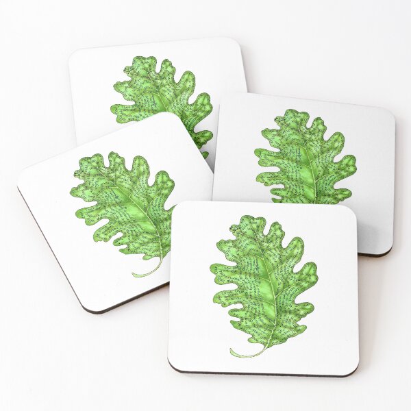 Item preview, Oak Leaf with Poetry designed and sold by PencilandBrush.