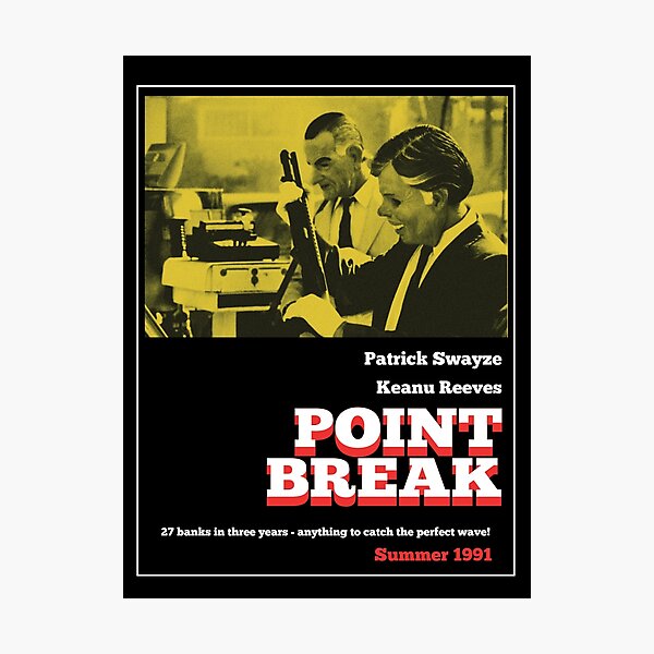 Point Break - 70s Grindhouse style Photographic Print