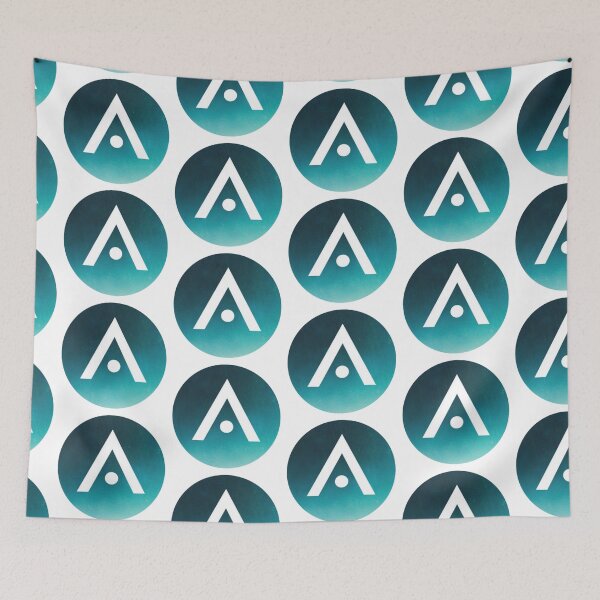 Item preview, Navy Blue Ombré Aveda Logo designed and sold by Dalaura.