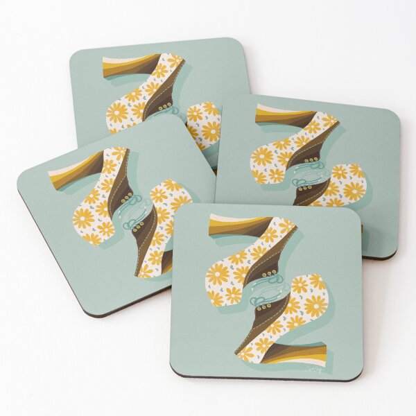 Item preview, Disco Platforms – Yellow & Mint designed and sold by Cat Coquillette.