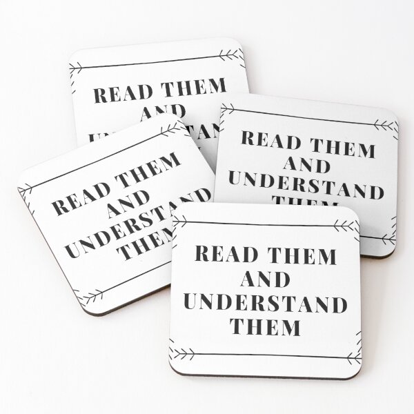 Item preview, Read Them And Understand Them designed and sold by EternalDragonKO.