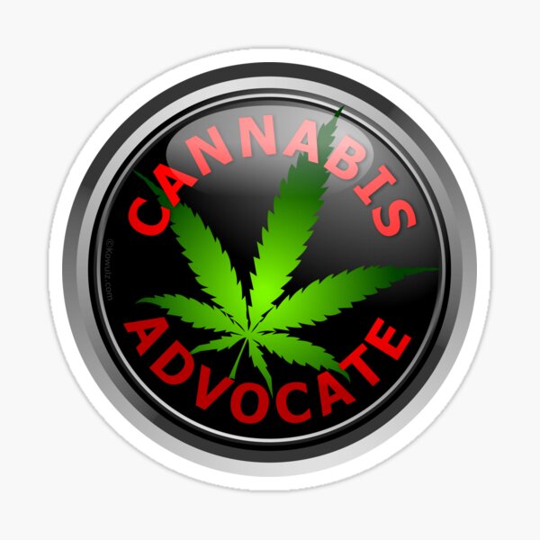 Cannabis Advocate - End The War on Drugs Sticker